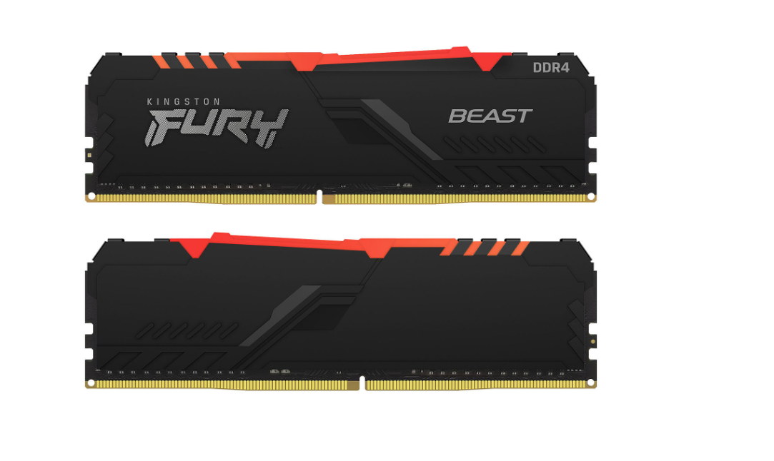 Kingston FURY Beast RGB 16GB (2x8GB) DDR4-3600 CL18 3
