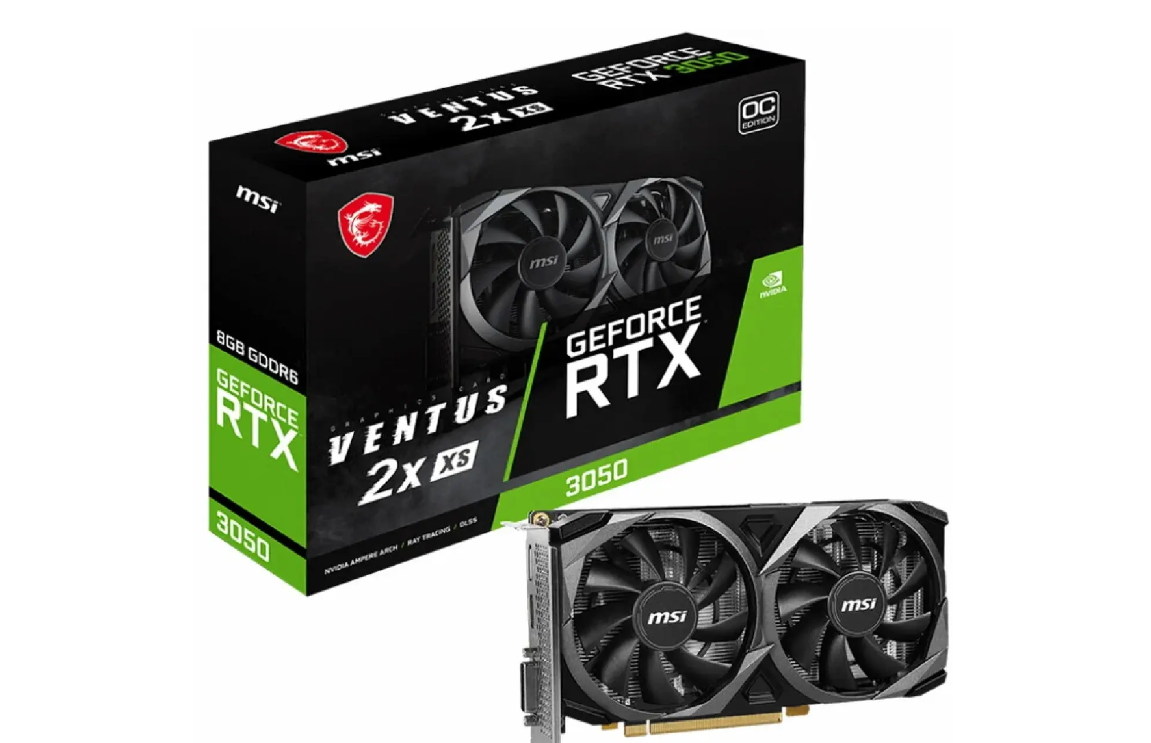 MSI GeForce RTX 3050 VENTUS 2X XS OC 8GB
