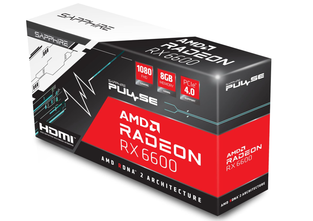 Sapphire PULSE Radeon RX 6600 8GB 4