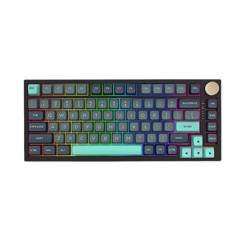 VGN N75 Pro Серо-синий, переключатель VaporWave, RGB