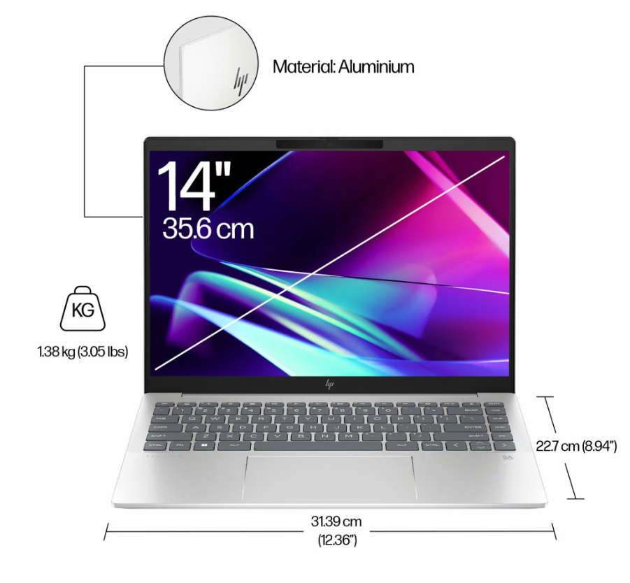 HP Pavilion Plus 14-ew Core i7 16/1TB 3