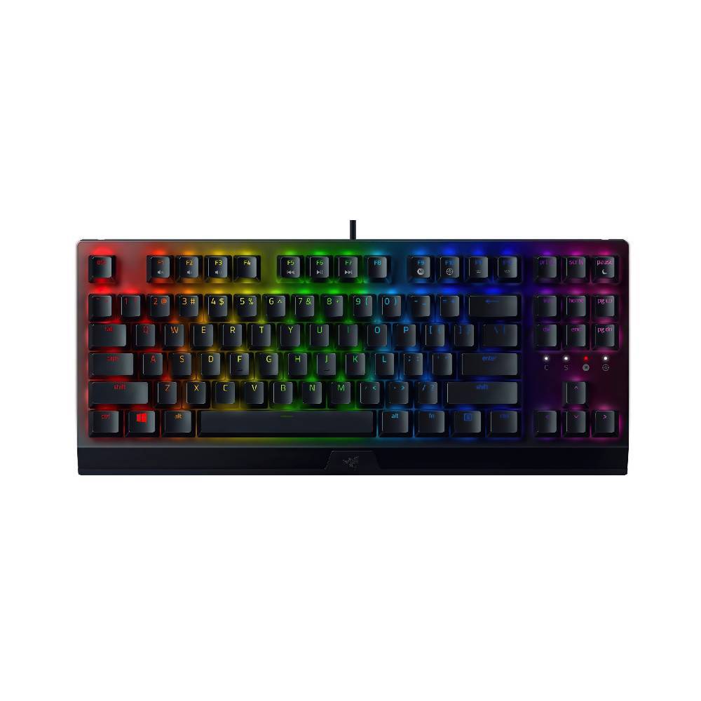 Игровая клавиатура Razer™ BlackWidow V3 TKL Green Switch USB RU RGB, Black, Черный