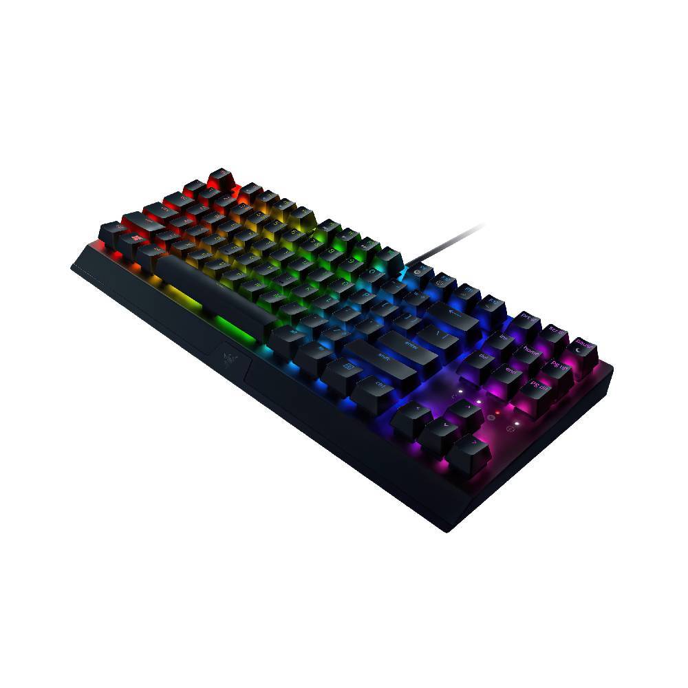 Игровая клавиатура Razer™ BlackWidow V3 TKL Green Switch USB RU RGB, Black, Черный